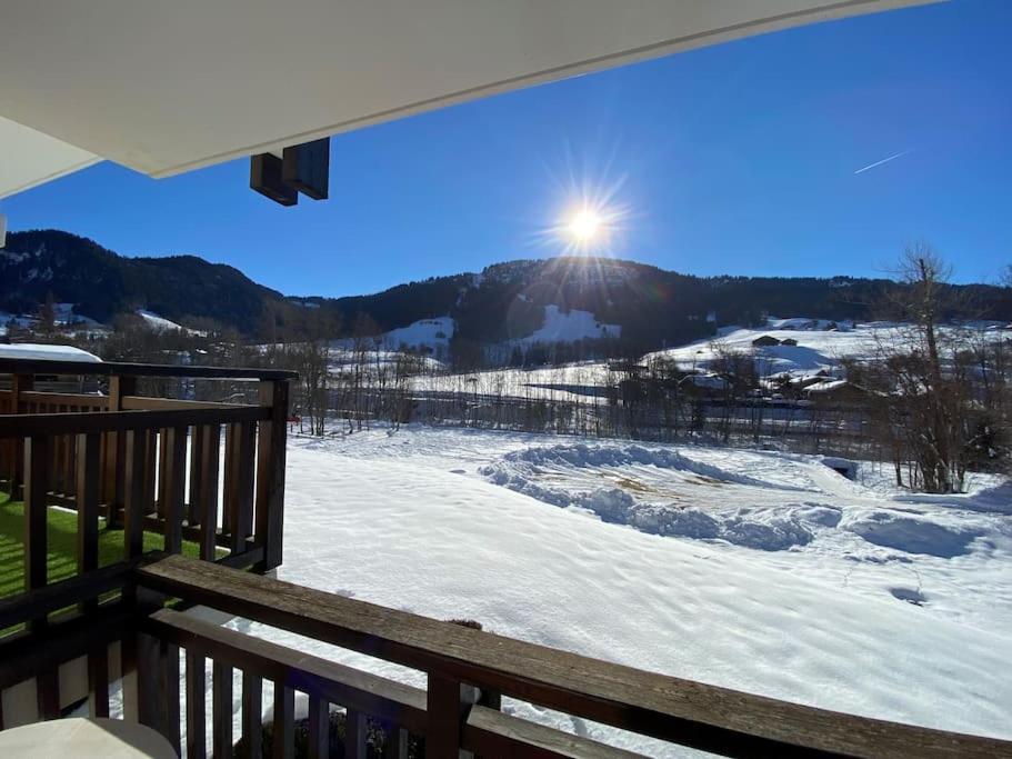 Studio Face Aux Pistes Praz-sur-Arly Exterior foto